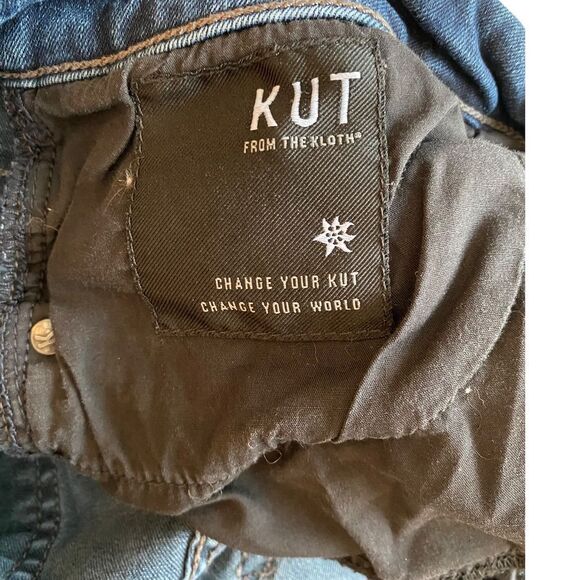 KUT from the Kloth Natalie High Rise Bootcut Medium Wash Jean Classic Denim Blue - Picture 8 of 9